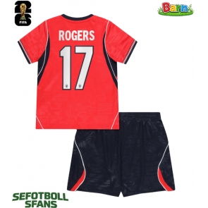 England Morgan Rogers #17 Bortaställ Barn VM 2026 Kortärmad (+ Korta byxor)